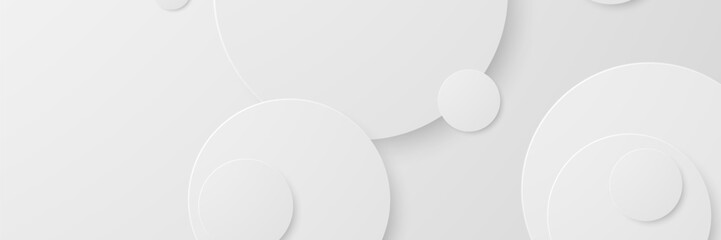 White circle pattern background, modern design, website banner