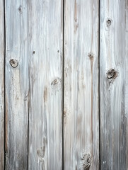 Fototapeta premium Weathered White Wood Planks Textured Background. Generative AI