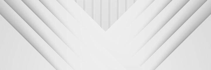 Obraz premium White geometric abstract background, modern design, stripes, presentation