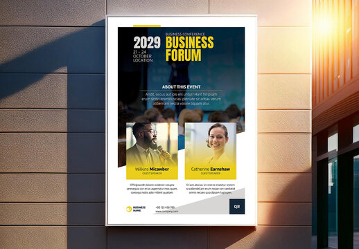 Conference Event Poster Template