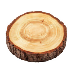 Sliced wooden blank showcasing natural grain patterns on a transparent background for crafting and DIY projects, sliced wooden blank isolated on transparent background
