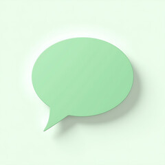 green speech bubble