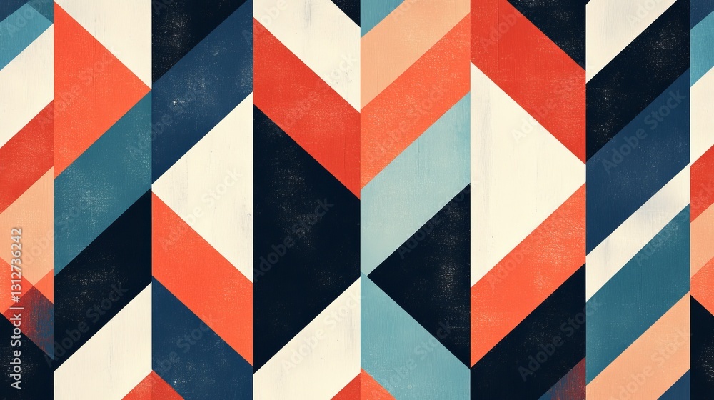 Poster seamless geometric vector pattern with a simple texture.