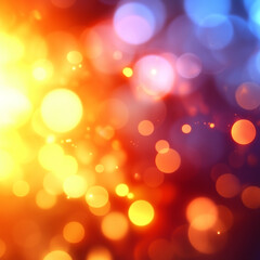 Obraz premium Rozmazane promienie słońca, efekt bokeh - podłoże na tapetę