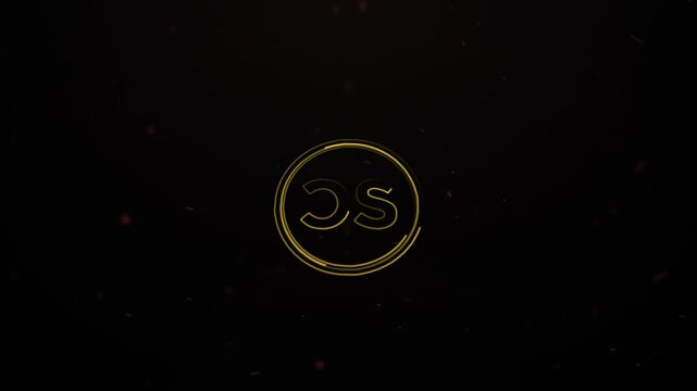 CS Logo Video, Golden Circle Abstract Logo Design Elegant & Minimalist Branding