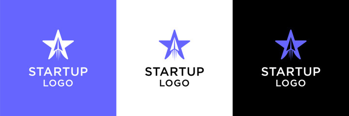 Start Up Icon Logo Design Inspiration. Vector Illustration.
