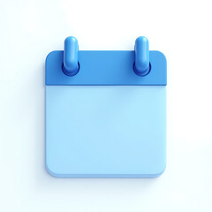 Obraz premium desktop calendar isolated on white