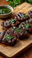 Fototapeta premium Authentic argentinian asado a celebration of bold flavors