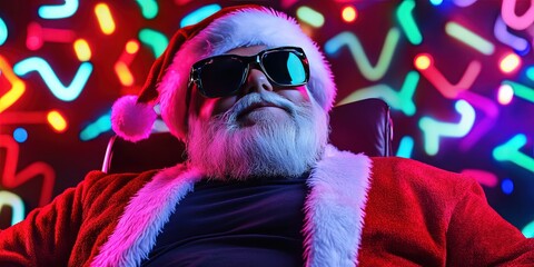  latina santa claus circuitry - feliz navidad