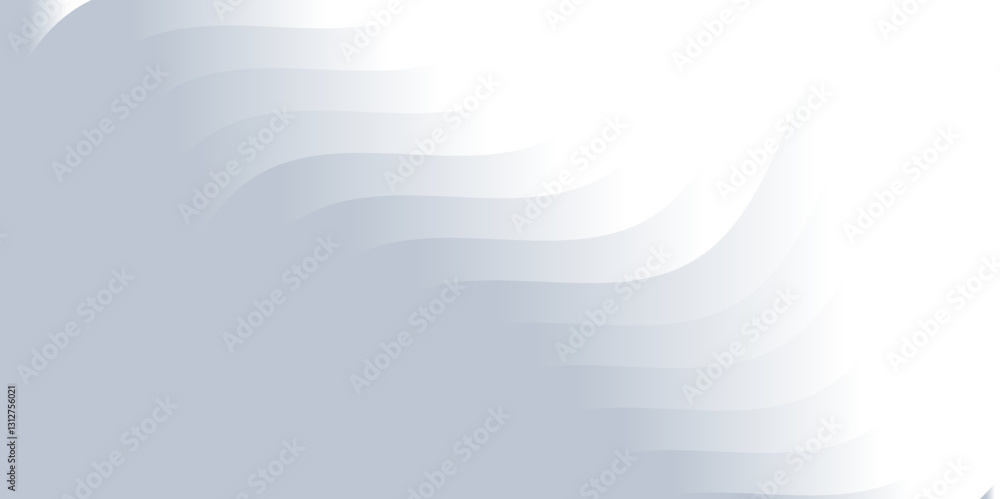 Aufkleber abstract gradient modern white and grey curve line fluid and shadow texture background. design for t