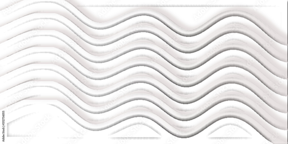 Poster abstract gradient modern white and grey curve line inner glow and shadow texture background. design 