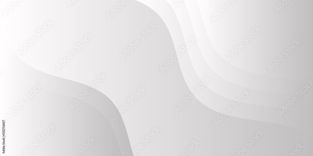 Poster abstract gradient modern white and grey curve line fluid and shadow texture background. design for t