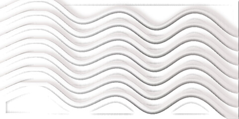 Abstract gradient modern white and grey curve line inner glow and shadow texture background. Design for text or web massage, banner, card, flyer, wallpaper poster design. Vector illustration. 