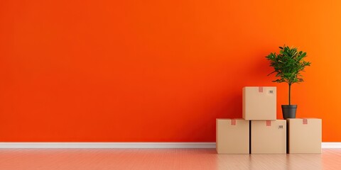 self storage concept with warehousing storage space