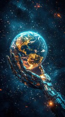 Robotic hand support ais vision for humanitys cosmic future