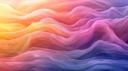Obraz premium Colorful Flowing Fabric Abstract Background Texture Design
