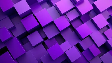 A contemporary abstract 3D render featuring a purple background design with a modern illustration.