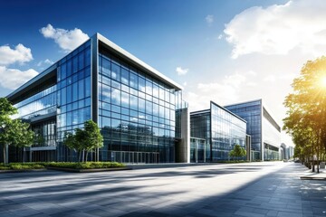 Daytime radiance enhances the appeal of a luxury office space.