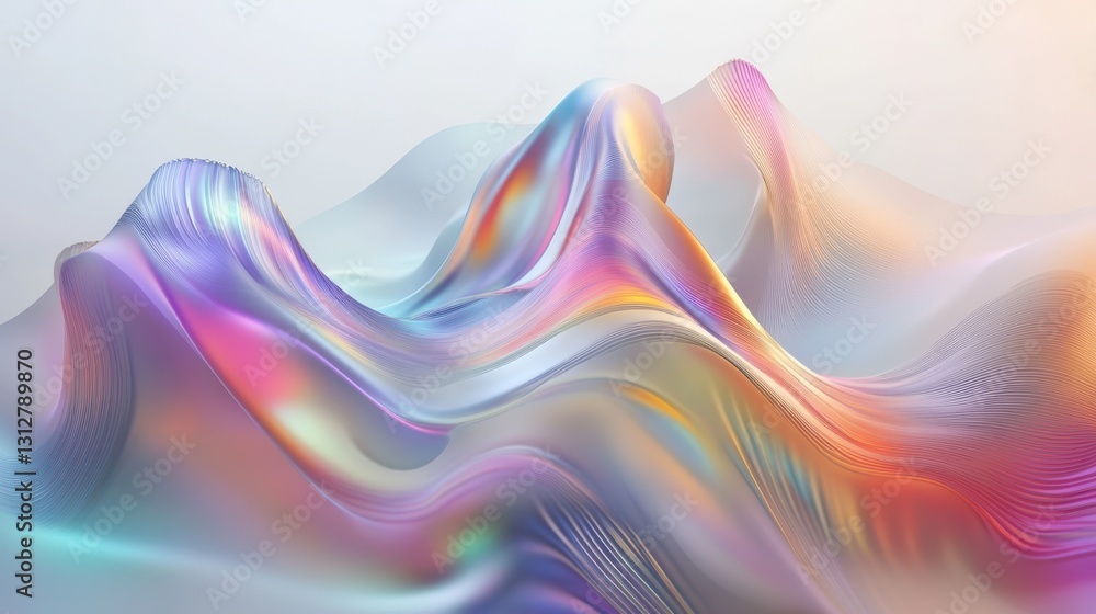 Poster An abstract design featuring swirling purple particles creating a magical visual effect.