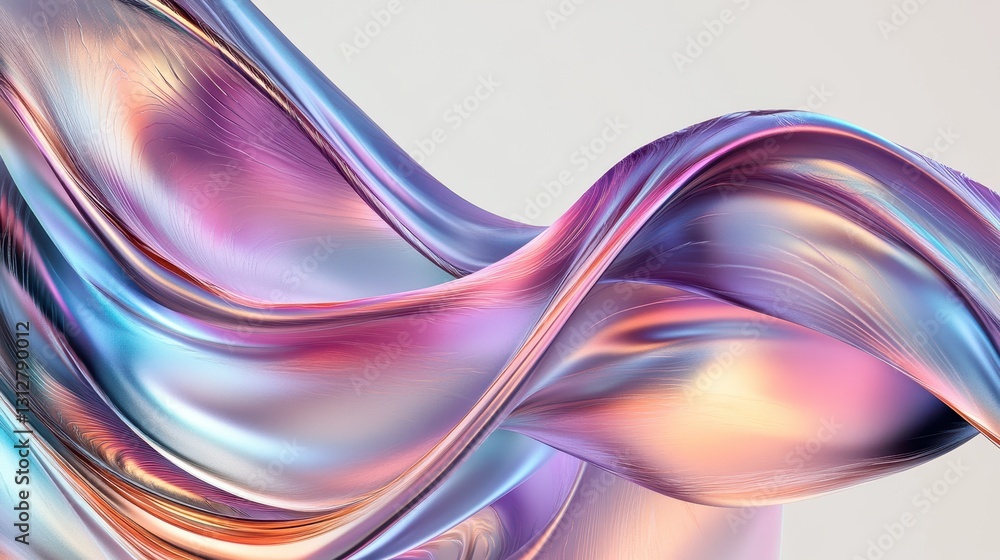 Leinwandbilder an abstract design featuring swirling purple particles creating a magical visual effect.