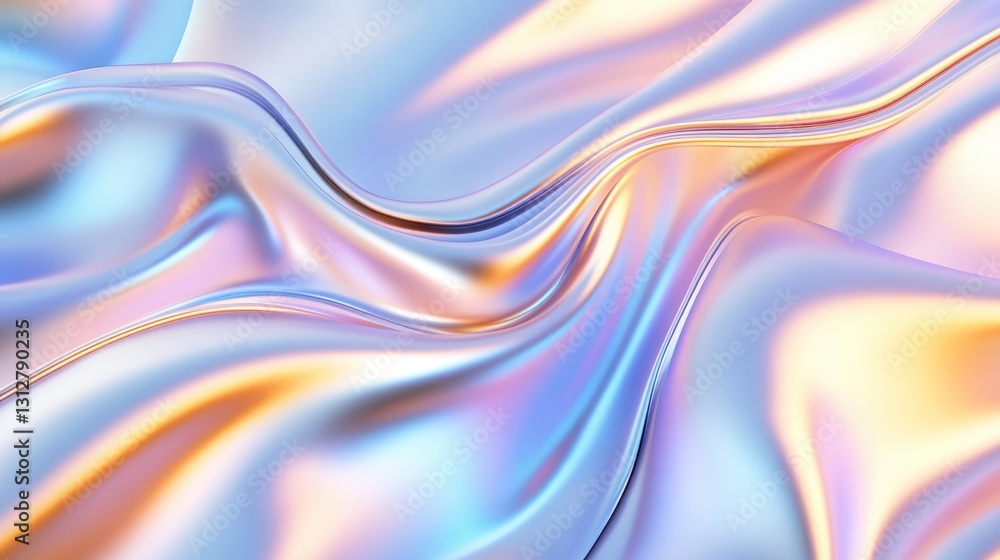 Fototapete An abstract design featuring swirling purple particles creating a magical visual effect.