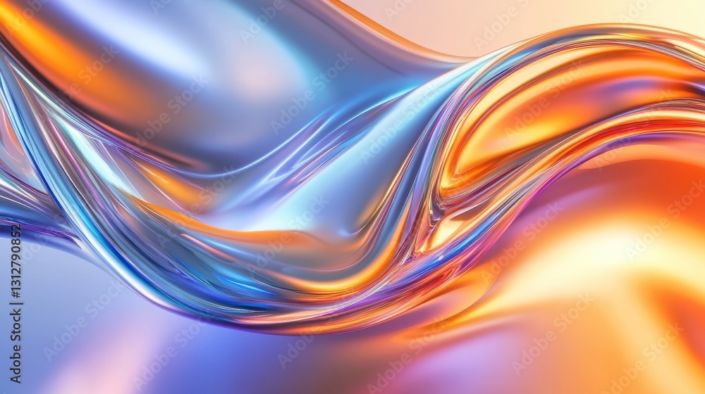 Poster An abstract design featuring swirling purple particles creating a magical visual effect.