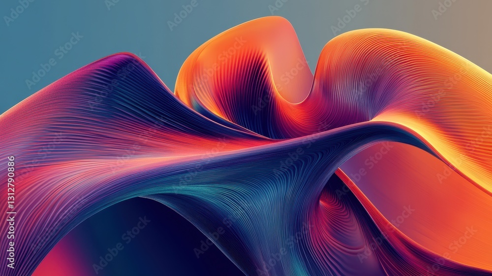 Aufkleber An abstract design featuring swirling purple particles creating a magical visual effect.