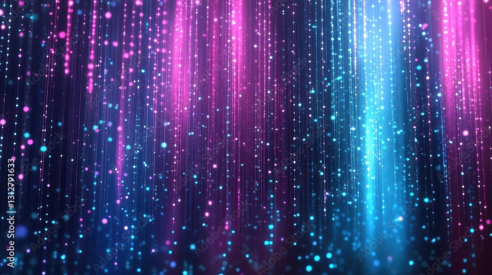 Aufkleber An abstract digital background featuring glowing circuits and interconnected lines, symbolizing advanced technology and connectivity.