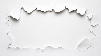 Abstract White Peeling Paint Texture Background