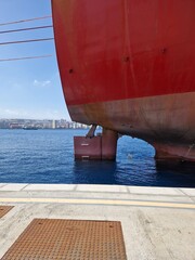 Vessel Rudder and propeller 