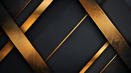 Gold Texture Dark Gray Diagonal Lines Abstract Background Modern Luxury Design