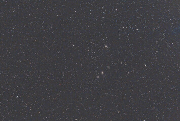 The Markarian Chain is a tract of galaxies in common motion that is part of the Virgo Cluster