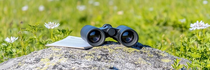 Binoculars Nature Adventure Exploration Wildlife Observation