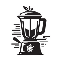 Blender Silhouette Vector for Logo & Branding