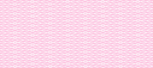 Pink and white abstract seamless pattern with white tracery decor