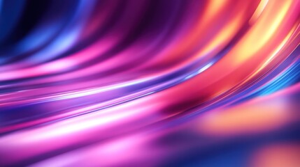 A vibrant, abstract wave of colors blending in a smooth, flowing pattern.