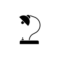 desk lamp glyph icon