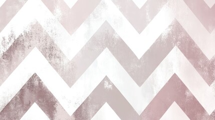 Abstract chevron pattern, dusty rose and white