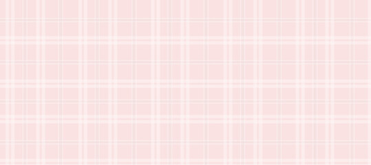 Plaid pastel pattern, light color lines background vector illustration