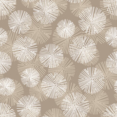 Seamless floral pattern based on traditional folk art ornaments. Colorful flowers on color background. Scandinavian style. Sweden nordic style. Vector illustration. Simple minimalistic pattern.