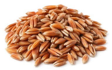 High-Quality Image of Organic Farro Grains Close Up