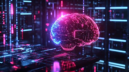 AI-Powered Supercomputer Visualizing Complex Learning