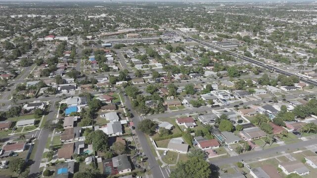 Miami Gardens 7th Ave Drone Footage