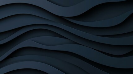Obraz premium Eyecatching dark blue background featuring modern line stripes and curves, perfect for an abstract presentation or artwork.