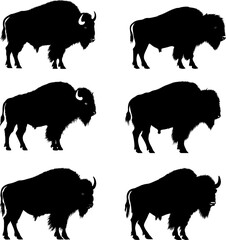 bison silhouette illustration © TrappedMorghulis