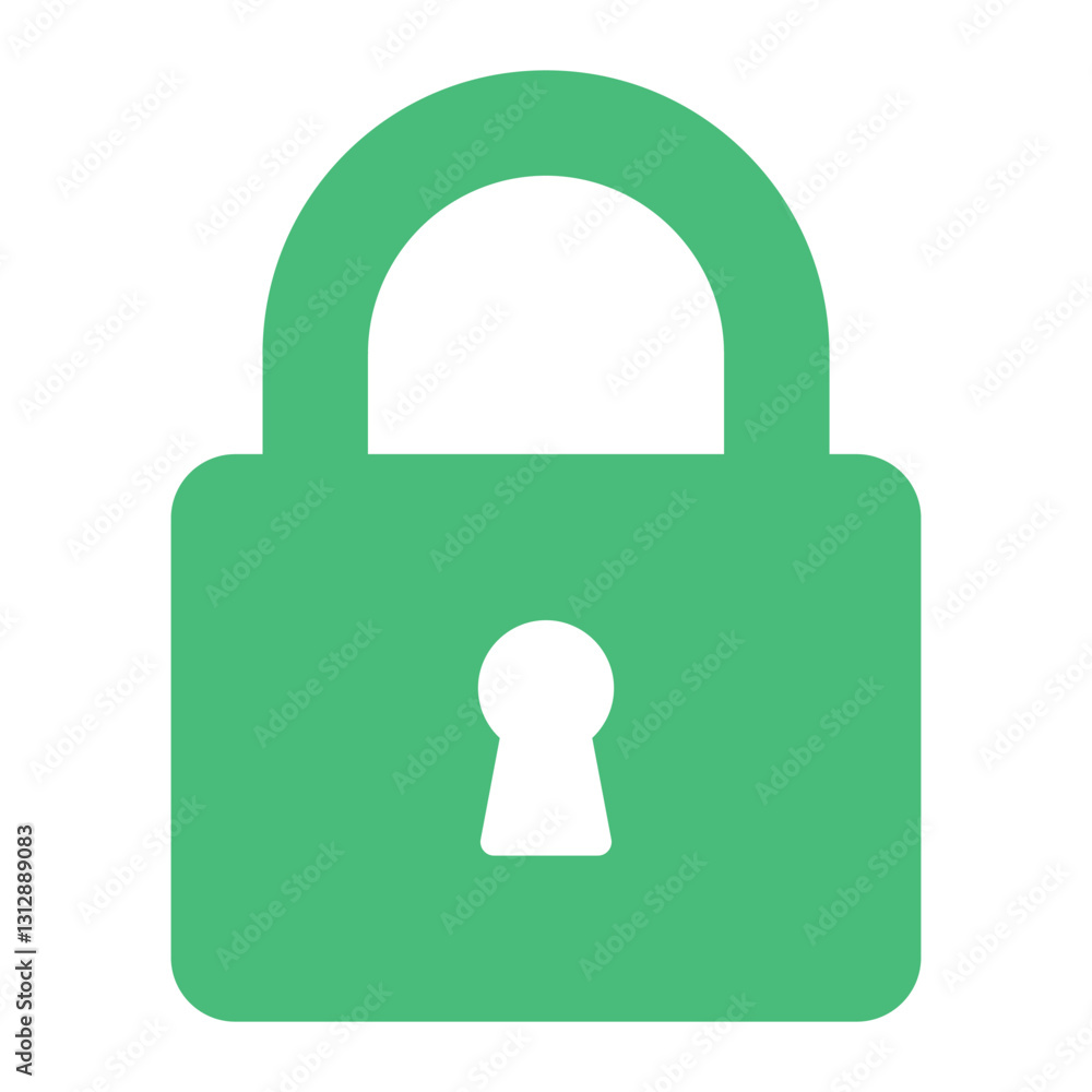 Poster lock icon padlock symbol icon. vector icons set. security, protection and privacy vector icons for a
