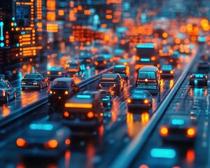 A traffic management system using sensors to reduce congestion and improve road safety, Smart Transportation, Automated and smart