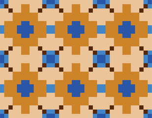 Vector Ukrainian seamless ornament