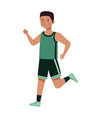 Student Athlete Sprinting Icon