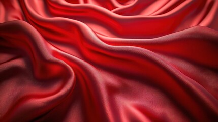 Fototapeta premium Nice maroon silk satin curtains create a sexy flowing drapery decoration, offering a luxurious reward for any occasion with their elegant and sophisticated appeal.